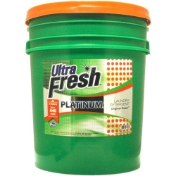 ULTRA FRESH 6X Platinum 5 Gal Laundry Detergent, Up to 640 Loads, Original In Green