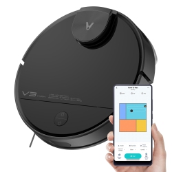 VIOMI Smart Robot Vacuum V3 Max Duster Vacuum And Mop for Multi Floors In Black