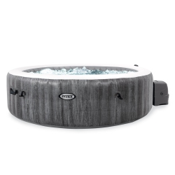 INTEX Purespa Plus 6 Person Portable Inflatable Round Hot Tub Spa With 170 Jets