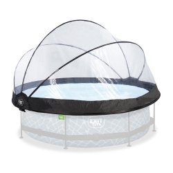 EXIT TOYS 10 Foot Round Multifunctional Cover Dome Enclosure for Outdoor Pools