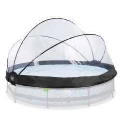 EXIT TOYS 12 Foot Round Multifunctional Cover Dome Enclosure for Outdoor Pools