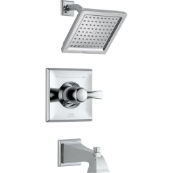 DELTA Faucet Dryden 14 Series Single-Function Tub And Shower Trim Kit With Single-Spray Touch-Clean Shower Head