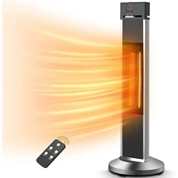 NORDIC HYGGE Tower 1500W Infrared Space Heater With 3 Modes And Super Quiet
