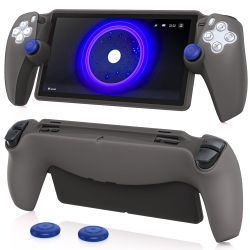 HLD Protective Case for Playstation Portal, Silicone Soft Grip Cover Case Protector \w Full Protection And Non-Slip Thumb Grips Accessories Kit For