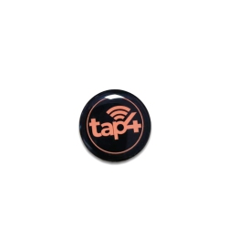 TAP4 SOLUTIONS Nfc / Qr Epoxy Round Sticker