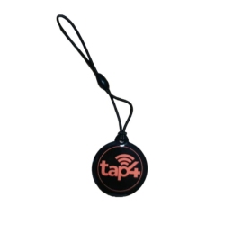 TAP4 SOLUTIONS Nfc / Qr Epoxy Round With Stripe In Multicolor