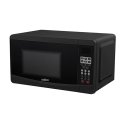 SALTON - Microwave Oven, 0.7 Cubic Feet Capacity, 10 Power Levels, 700 Watts In Black