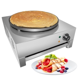 GORILLAROCK Gr-De1 Pancake Maker | Commercial Electric Crepe Machine | Stainless Steel | 110V
