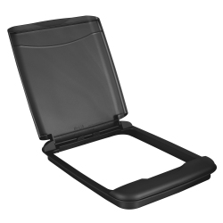 REV-A-SHELF 35 Qt. Trash Can Replacement Lid (Lid Only), Rv-35-Lid-18-1 In Black