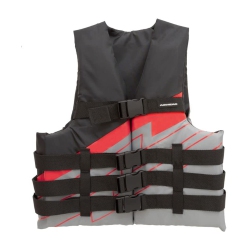 KWIK TEK Airhead Bolt Type Iii Family Adult Life Vest Jacket, 2Xl/3Xl, Red/gray In Multicolor