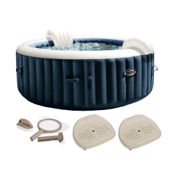 INTEX Purespa Plus Portable Inflatable Hot Tub With Maintenance Kit And 2 Seats