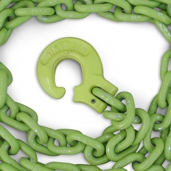 TIMBER TUFF 15 Foot Choker Chain W/probe Stake for Atvs, Utvs, & Lawn Tractors