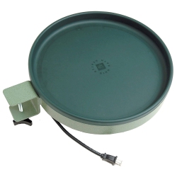 FARM INNOVATORS All Seasons 3 In 1 Outdoor Heated Birdbath, 75 Watts In Green