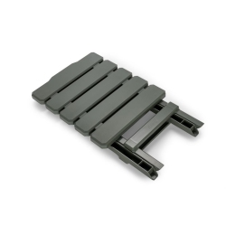 CAMCO Adirondack Portable Outdoor Camping Small Plastic Folding Side Table In Sage