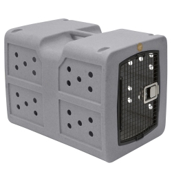 DAKOTA 283 Dakota283 G3 High-Security Polyethylene Framed Door Kennel, Large, Dark Granite