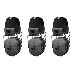 WALKER'S Walkers Xcel Electronic Active Shooting Hearing Protection Earmuffs (3 Pack) In Multicolor