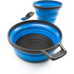 GSI Outdoors Escape 1 Person Table Set Camp, Backpacking With Collapsible Bowl