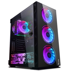 HAJAAN Breeze Pro Gaming Desktop PC, Intel Core I5 11400F Processor Up to 4.40Ghz, Rtx 5060 8GB, 1Tb Nvme SSD, 16GB Ddr4 Ram 3200, Wi-Fi, Bluetooth
