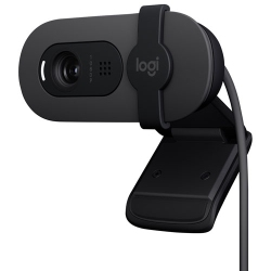 LOGITECH Brio 100 Full HD 1080P Webcam With Built-In Microphone - Graphite