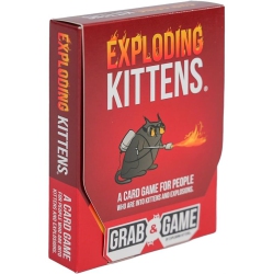 EXPLODING KITTENS LL C Grab & Game: Exploding Kittens 2-4 Players, Ages 7+, 10 Minutes