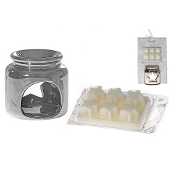 MAISON CONCEPTS INC Maison Concepts Ceramic Wax Melt Star Burner Set Vanilla