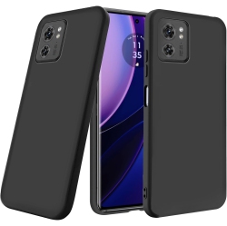 CSMART [Cs] Thin Tpu Jelly Bumper Soft Case Back Cover for Motorola Moto Edge 2024 In Black