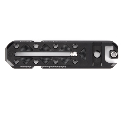 3 LEGGED THING Qr Ultra 150MM X 38MM Arca Compatible Long Plate, Darkness/matte In Black