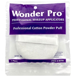 WONDER Pro Cotton Powder Puff for Body - 1 Count