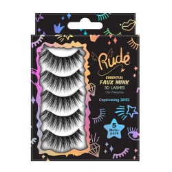 RUDE Essential Faux Mink 3D Lashes 5 Multi-Pack