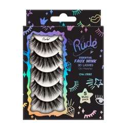 RUDE Essential Faux Mink 3D Lashes 5 Multi-Pack
