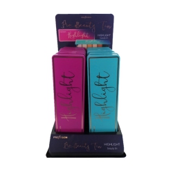PROFUSION Beauty Tin Cases Highlight Display Set, 12 PCs