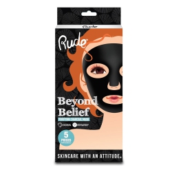 RUDE Beyond Belief Purifying Mask 5 Piece Pack In Charcoal