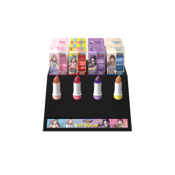 RUDE Manga Collection Lip Balm Display Set 32 PCs
