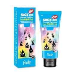 RUDE Suck'em Out Blackhead Face Peel-Off Pack In Charcoal