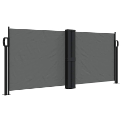 VIDAXL Retractable Side Awning Anthracite 100X1000 Cm