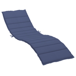 VIDAXL Sun Lounger Cushion Oxford Fabric In Navy Blue