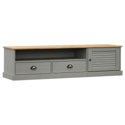 VIDAXL Tv Cabinet Vigo 156X40X40 Cm Solid Wood Pine In Grey