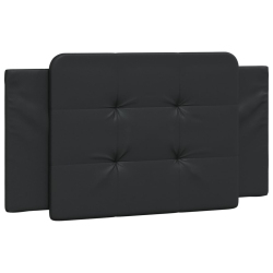 VIDAXL Headboard Cushion "zadar" 100 Cm Faux Leather In Black