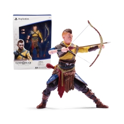 PLAYSTATION Pre Order Now God Of War Ragnarok, 6” Atreus Action Figure \w 4 Accessories, The Shapes Collection, for Ps5 Fans & Collectors Released