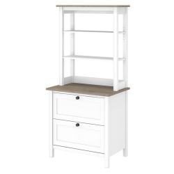BUSH Furniture Mayfield Bookcase With Drawers