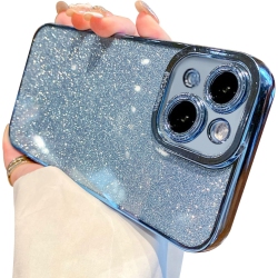 UNKNOWN Compatible With Iphone 14 Case Glitter Luxury Cute Flexible Bling Cover Camera Protection Shockproof Phone Case
