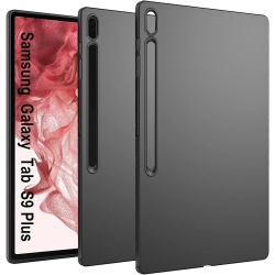 UNKNOWN Case for Samsung Galaxy Tab S9 Plus, Flexible Tpu Shockproof Rugged Tablet Case Ultra Slim Matte Soft In Black