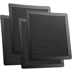 UNKNOWN 80MM Fan Filter - 8Cm 3.15Inch Small Magnetic Frame Pvc PC Case Fan Dust Mesh Cover Grills 4-Pack In Black