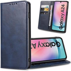 UNKNOWN Leather Case Designed for Samsung Galaxy A24 4G Case, Samsung Galaxy A24 4G Wallet Case With Card Slots