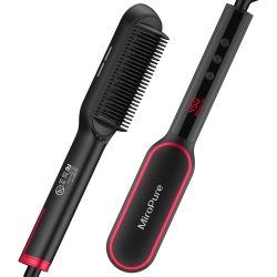MIROPURE Hair Comb Straightening Brush With 13 Temp Settings 30S Fast Heating & Negative Ions