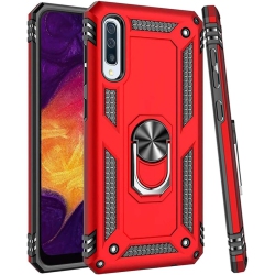 UNKNOWN Galaxy A50 Case/samsung A50 Phone Case, [Military Grade] Magnetic Car Ring Holder Mount Kickstand Defender