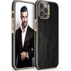 UNKNOWN Leather Case for Iphone 14 Pro, Men Women Luxury Slim Business Pu Cover Soft Flexible Bumper Rugged Grip