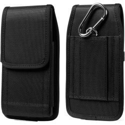 UNKNOWN Nylon Cell Phone Holster Pouch Belt Case Holder for Samsung Galaxy S23 Plus S22+ S21 Fe S20 Fe S10 Plus A53 A52 5G A33