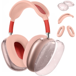 UNKNOWN for Airpods Max Case Cover, Anti-Scratch Ear Pad Case Cover/ear Cups Cover/headband Cover for Airpods Max. Clear