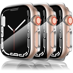 UNKNOWN 3 Pack Case for Apple Watch Screen Protector 40MM Series 6/se/5/4, Hard PC Full Protective Cover Apple Watch In Multicolor